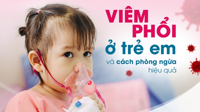 Phòng ngừa và điều trị bệnh viêm phổi cho trẻ khi thời tiết giao mùa